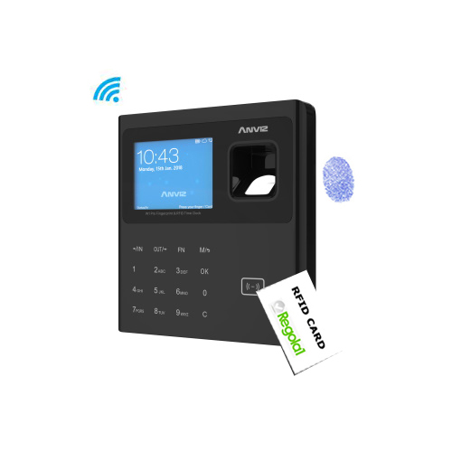 Anviz, W1 Pro Wifi: biometric, RFID, PIN code, Wifi and Linux.